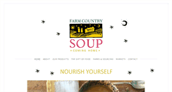 Desktop Screenshot of farmcountrysoup.com